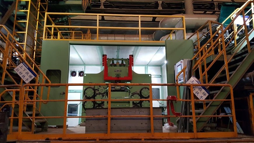 REDEX Tension Multi Roll Leveler is used on Tinning Line for the First Time in China